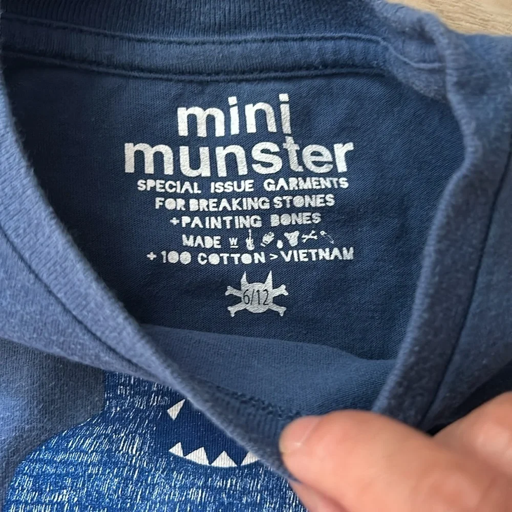 Munster monster Cotton Pj set. Size 6-12